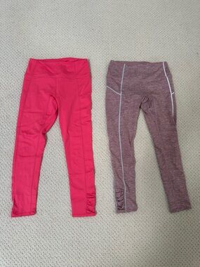 Free People Movement Leggings - Hot Pink and light pink